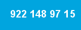 922 148 97 15 922 148 97 15